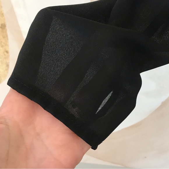 VINTAGE 80’s | Black Sequinned Holiday Party Cocktail Dress EUC Size Medium - Picture 7 of 17